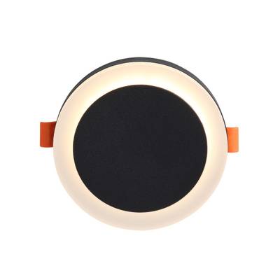 ST104.402.06 Светильник потолочный Черный LED 1*6W 3000K 468Lm Ra&gt;80 120° IP20 D110xH20 170-240V