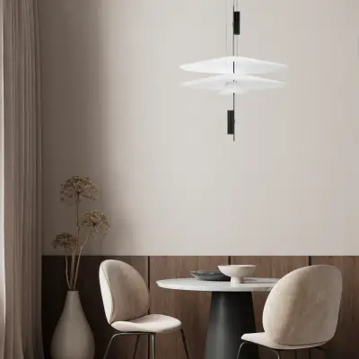 814531  2КОР! Люстра VIOLA LED 3x6W 560LM ЧЕРНЫЙ/БЕЛЫЙ 3000K Lightstar