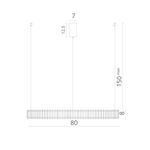 Подвесная люстра Divinare RENATA 1135/02 SP-48, 1хLED