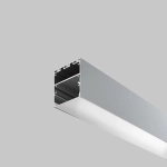 Алюминиевый профиль накладной-подвесной 50x50 (Серебро, 2 м), ALM-5050-S-2M. TM Maytoni
