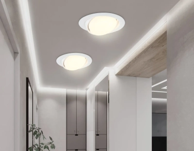 Светильник встраиваемый G10122 WH белый GX53 max 12W D120*48