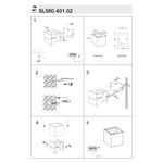 SL560.401.02 Светильник уличный настенный ST-Luce Черный/Черный LED 2*3W 4000K