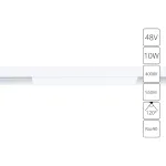 Магнитный трековый светильник Arte Lamp LINEA A4662PL-1WH, 1хLED