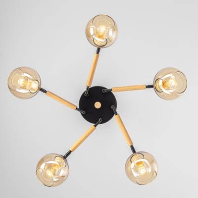 Citilux TIKA CL133151 Люстра поворотная Чёрная