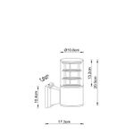 Уличный настенный светильник Arte lamp TOKYO A5315AL-1BK, 1хE27
