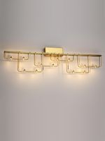 7060/12WL HIGHTECH ODL26 Настенный светильник  нерж/сталь золото  IP20 LED 12W 1080Лм 3000K 220V ZAHA