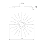 Умный потолочный светильник Bogate's Bastone 349 349 Smart, G4х40