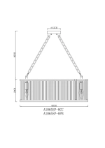 Подвесная люстра Arte Lamp ANETTA A1065SP-8PB, 8хE14