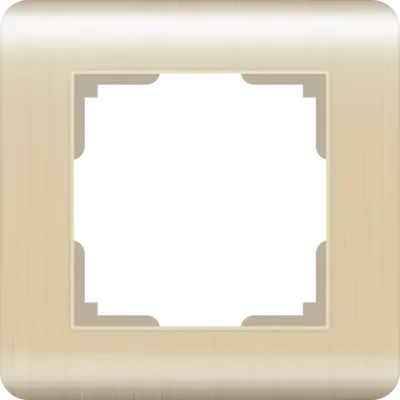 Рамка на 1 пост (шампань) WL12-Frame-01