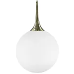 813031 Подвес GLOBO 1х40W E14 electroplating bronze/white Lightstar