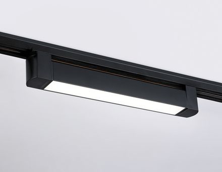 Светильник светодиодный трековый однофазный GL6733 BK черный IP20 20W 4200K 323*35*57