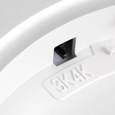 7659/40L MITRA LED SN 52 Светильник пластик/белый LED 40Вт 3000/4000K D495 IP40 ALFA WHITE