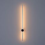 8310/14WL LEDIO серебро, металл/силикон Настенный светильник с диммером LED 14W 3000/4000/7000K 220V BRAM