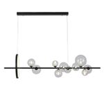 09408-10,19 Люстра Иона черный w120*28 h200 G9 50W+Led 17W (4000K) (Led лампы в комплекте 4000К)