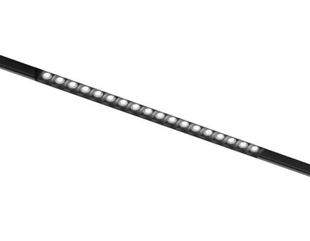 Светильник трековый светодиодный Magnetic standard 48V 20mm GL4505 BK черный IP20 18W 3CCT 3000-6000K SMART 24° 328*22*25