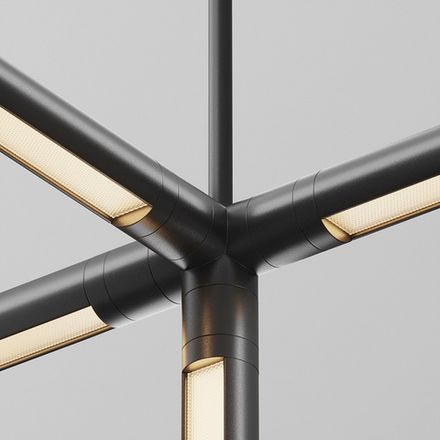 Подвес на жёстком основании с потолочной чашей для системы Shelf, CA030C-SL-L500-B. TM Maytoni