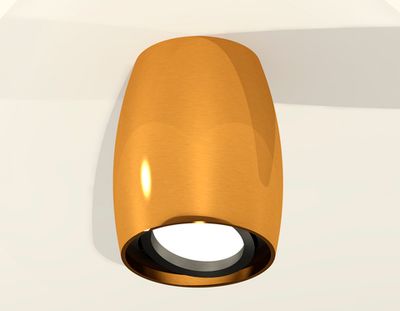 Комплект накладного поворотного светильника XS1125002 PYG/PBK золото желтое полированное/черный полированный MR16 GU5.3 (C1125, N7002)