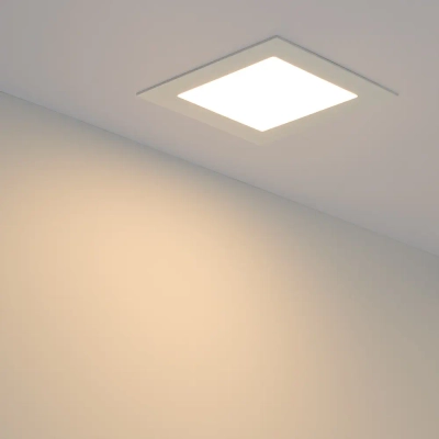 Светильник DL-142x142M-13W White (Arlight, IP40 Металл, 3 года)