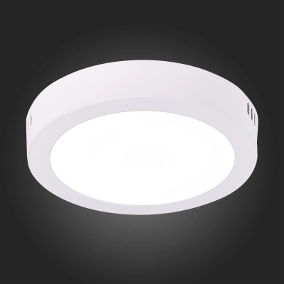 ST112.532.12 Светильник настенно-потолочный Белый LED 1*12W 3000K 715Lm Ra80 120° IP20 D160xH28 90-265V