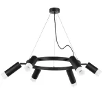 LR0163738731 Люстра RULLO 6х50W GU10 ЧЕРНЫЙ (571016+214437-3+214487-3+202431-6)