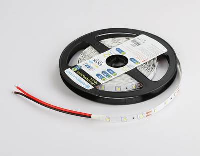 Светодиодная лента GS1003 2835 60Led/ 4.8W m/ 12V IP20 6500K/ 5000*8*1.2mm/ кратность резки 50mm (2 конт.)