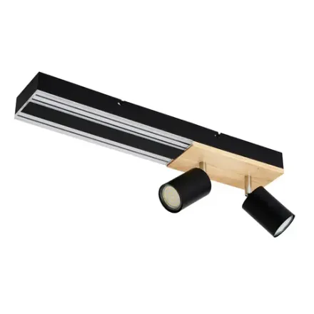 Потолочный светильник Olika 4437-2C, 2*GU10*50W+ LED*8W, 800LM, 4000K. ТМ F-Promo