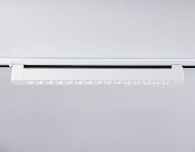 Светильник светодиодный трековый однофазный GL6712 WH белый IP20 30W 4200K 24° 458*35*57