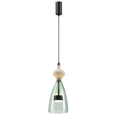 5046/12LC L-VISION ODL24 430 черный/зеленый/металл/стекло/керамика Подвес LED 12W 4000К 1400Лм PALLETA