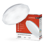 Светильник светодиодный DECO ДАЙМОНД 24Вт 4000К 2160лм 230В 330х55мм IN HOME 4690612033679