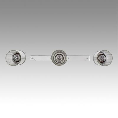 8102/3A COMFI LN25 хром/прозрачный металл/металл Подвес Е14 3*40W 220V ISHA