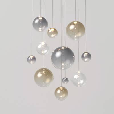 Подвесной светодиодный светильник со стеклянным плафоном 50231/1 LED прозрачный