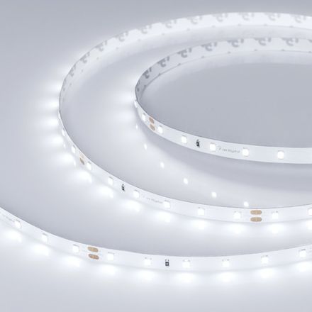 Светодиодная лента RT-A60-8mm 24V Day5000 CRI98 (4.8 W/m, IP20, 2835, 5m) (Arlight, 4.8 Вт/м, IP20)