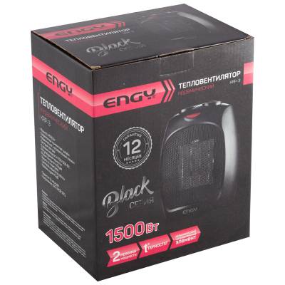 Тепловентилятор Engy KRP-3 Black