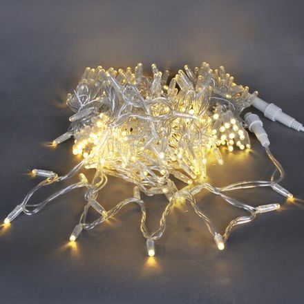 A-047C WW гирлянда светодиодная, прозрачный провод, 30м, 300LED, влагозащищенная, IP65