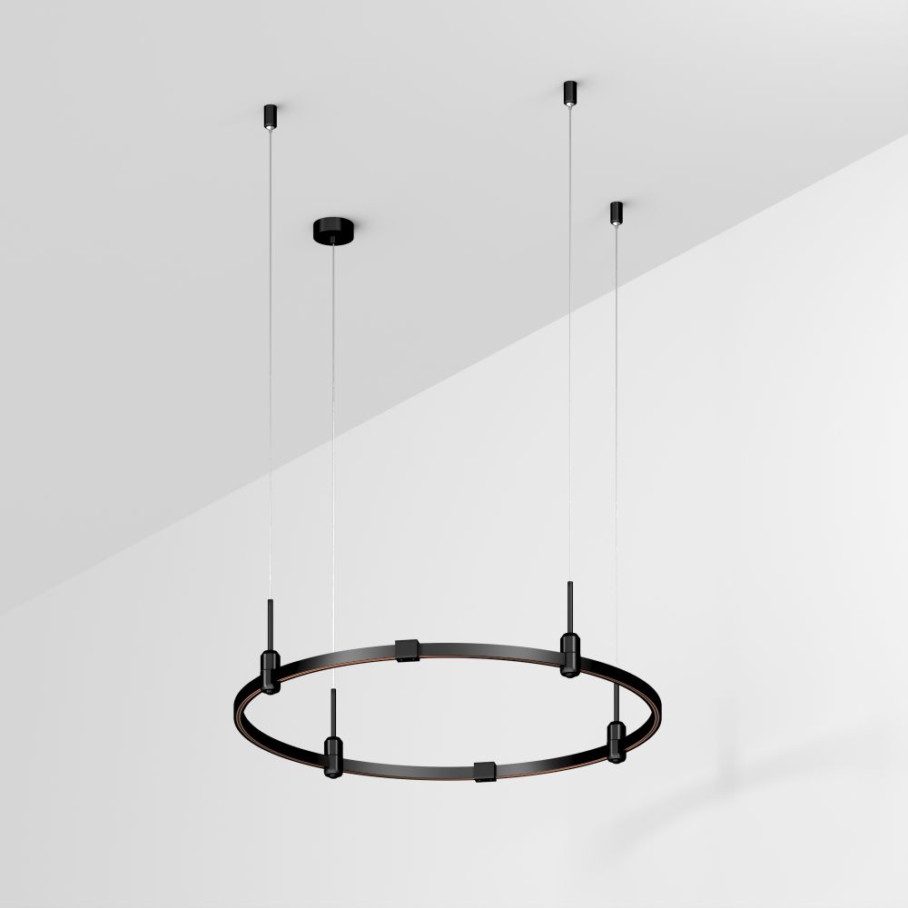 Основание ART-APRIORI-ROUND-HANG-R800 (BK) (Arlight, IP20 Металл, 3 года)