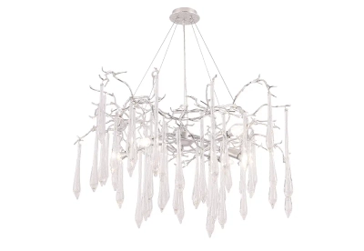 Люстра Crystal Lux REINA SP8 D1000 SILVER PATINA 3582/308