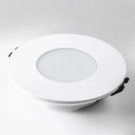 012806 Рамка (светильник) PVC д/LED-модулей 941хх и LED-ламп D50мм PIANO ROUND БЕЛЫЙ IP65
