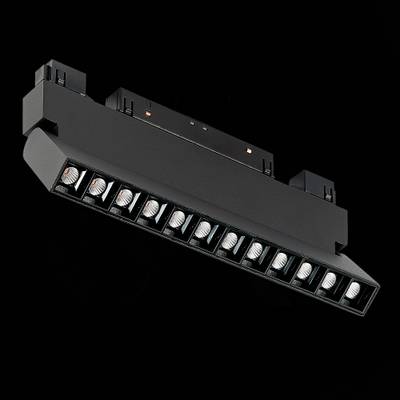ST364.446.12 Магнитный трековый светильник Черный LED 1*12W 4000K 1 009Lm Ra&gt;80 36° IP20 L219xW22xH108 48V