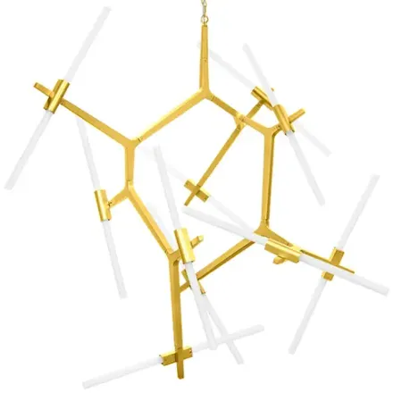 742203 Люстра STRUTTURA 20х6W (led) G9 ЗОЛОТО МАТОВЫЙ Lightstar