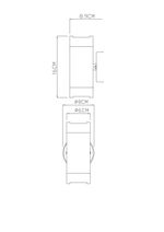 Фасадный светильник Arte Lamp ATLAS A3503AL-2WH, 2хGU10