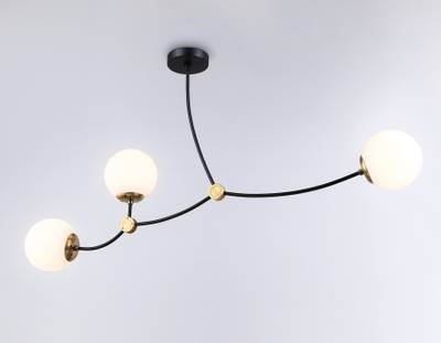 Подвесной светильник TR2568/3 BK/SB черный/бронза E27/3 max 60W 1130*150*540