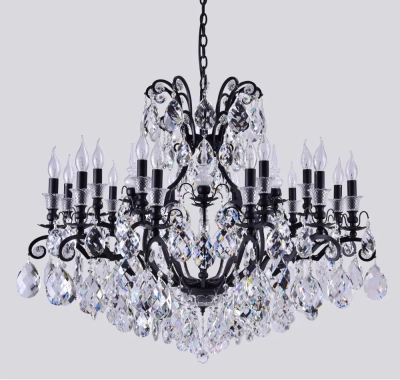 Люстра Crystal Lux MAGNIFICO SP19 BLACK/TRANSPARENT 2310/319