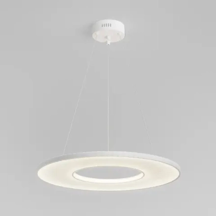 Подвесной светодиодный светильник с абажуром из ткани 101001 LED белый, LED
