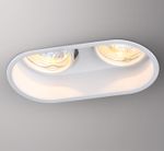 370564 SPOT NT19 320 белый Встраиваемый светильник IP20 GU10 2*50W 220-240V CLOUD