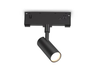 Светильник светодиодный трековый Magnetic 48V 10mm GL2301 BK черный IP20 6W 3CCT 3000/4200/6400K D35*80