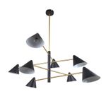 Потолочная люстра Trikoniya 3089-8P, 8*E14*40W. ТМ F-Promo