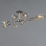 IL0272-8CSQ-25 BK AB TRENTO светильник потолочный ILLUMICO, E14х8