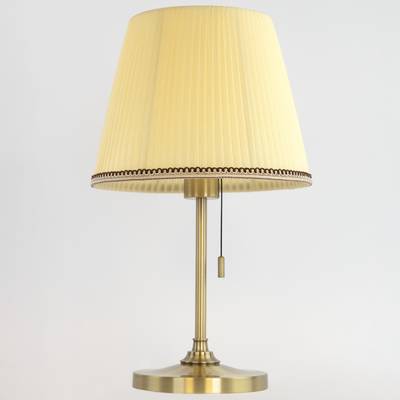 Citilux Линц CL402733 Настольная лампа бронза с кремовым абажуром