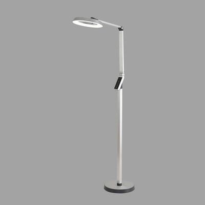 8333/15FL LEDIO LN26 458 серебро, металл/пластик Торшер LED 15W 3000/4000/6000K CCT/диммер/LCD 220-240V GENRI