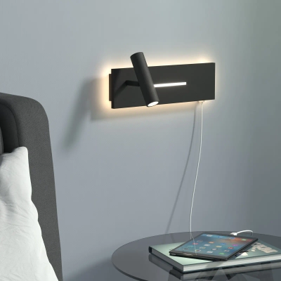Светильник настенный светодиодный Tuo LED MRL LED 1117 черный